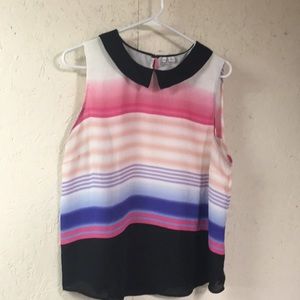 Elle sleeveless blouse